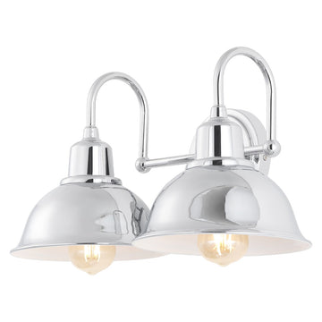 Frisco Farmhouse Industrial Iron LED Vanity - JONATHAN Y